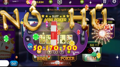 Nổ hũ mini poker - Tựa game bài đổi thưởng không thể bỏ lỡ